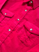 Load image into Gallery viewer, 1970s Sears Fieldmaster Chamois Cotton Flannel Shirt Mens Size XL Red
