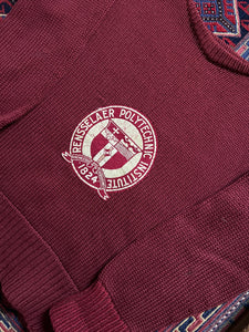 1950s RH Macys & Co Rensselaer Polytechnic Institute Varsity Sweater