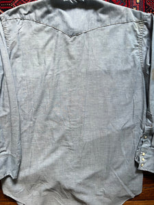 1960s Wrangler Chambray Cowboy Shirt