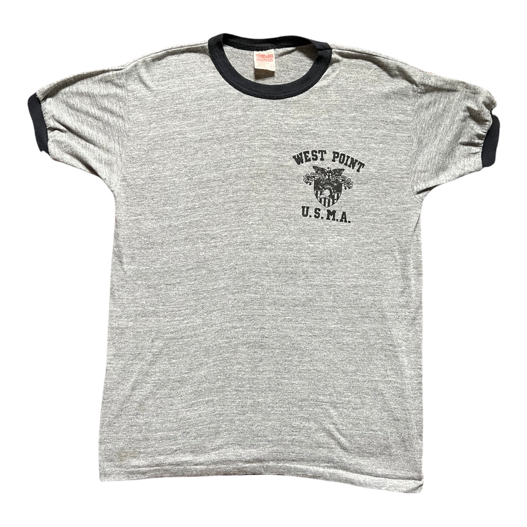 Vintage 1980s West Point Ringer T-Shirt