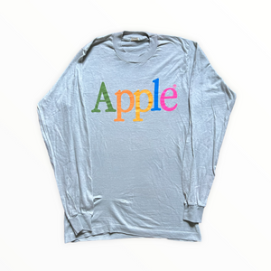 Vintage Apple Computer Spell Out Promotional L/S T-Shirt