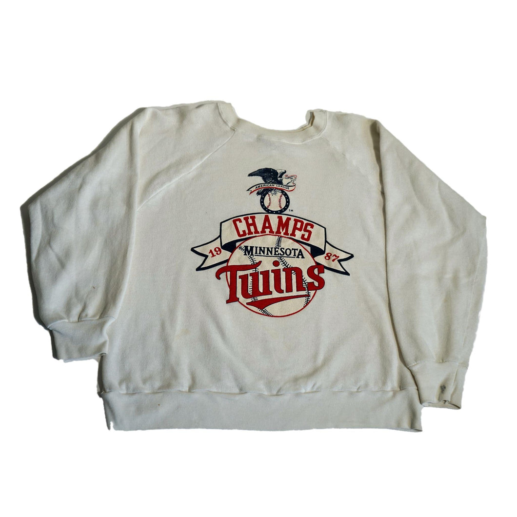 Vintage 1987 Champion Minnesota Twins World Series Sweatshirt