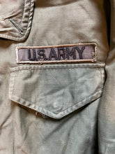Load image into Gallery viewer, Vietnam U.S. Army M65 Cold Weather Field Jacket 6th Army 4th Infantry Goodman
