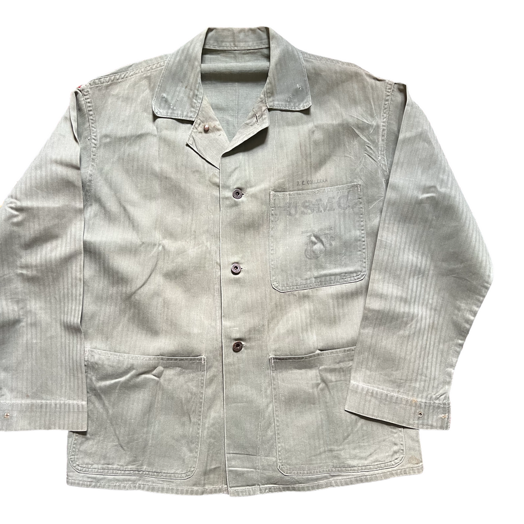 WWII USMC P41 HBT Jacket – Salty Dog Vintage Shop WWII USMC P41 HBT Jacket – Salty Dog Vintage Shop