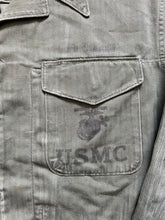 Load image into Gallery viewer, 1953 USMC P53 HBT Utility Jacket Small
