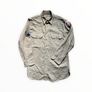 WWII U.S. Army 3rd Air Force Staff Sergeant Wool Shirt