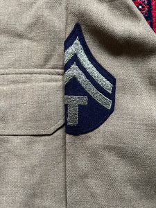WWII U.S. Army 7th Army Tech Sergeant Wool Shirt