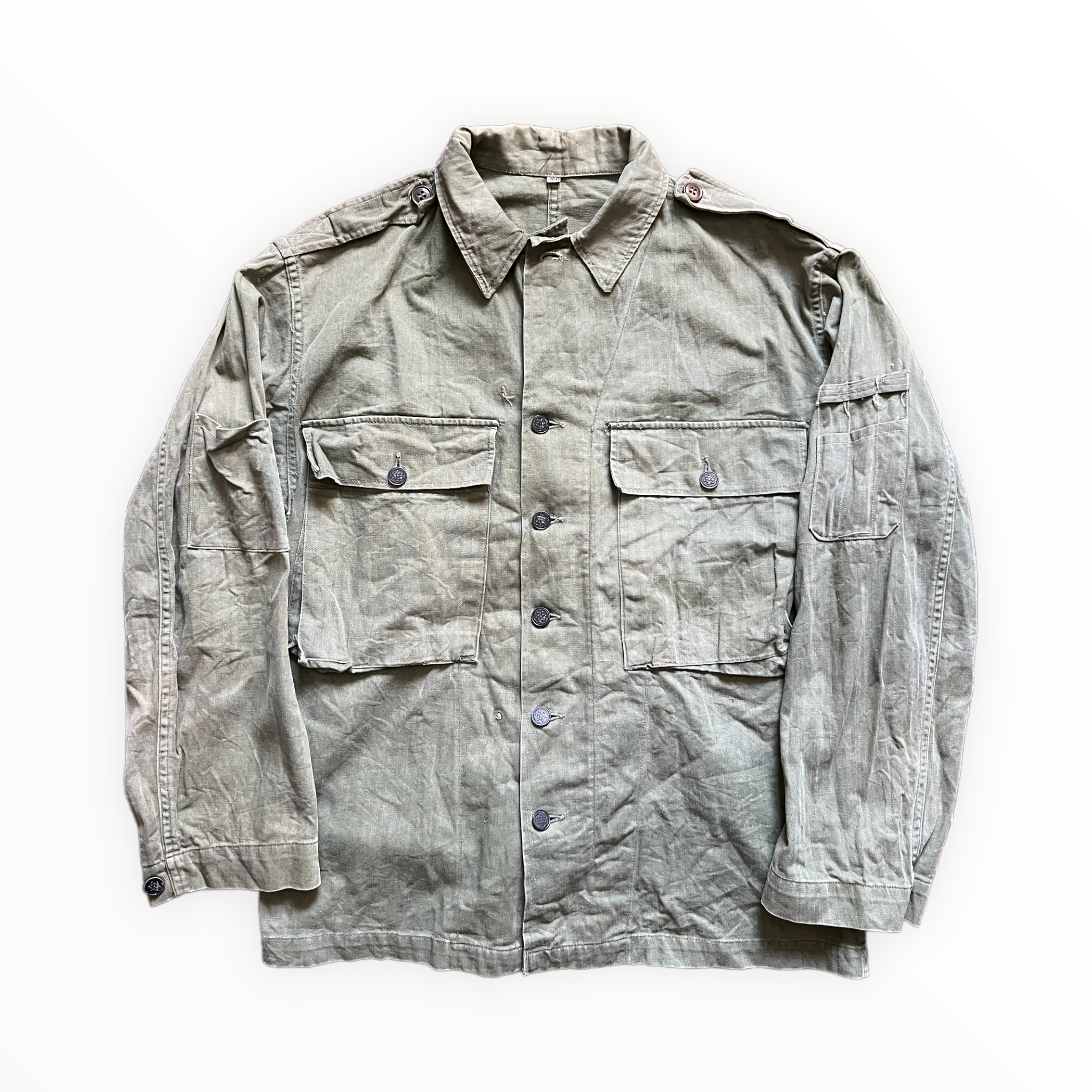 WWII U.S. Army HBT Shirt 36R