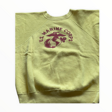 Load image into Gallery viewer, Vintage Post WWII USMC US MARINE CORPS Short Sleeve Sweatshirt
