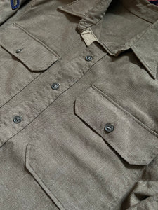 WWII U.S. Army 4th Army Olive Drab Dress Shirt