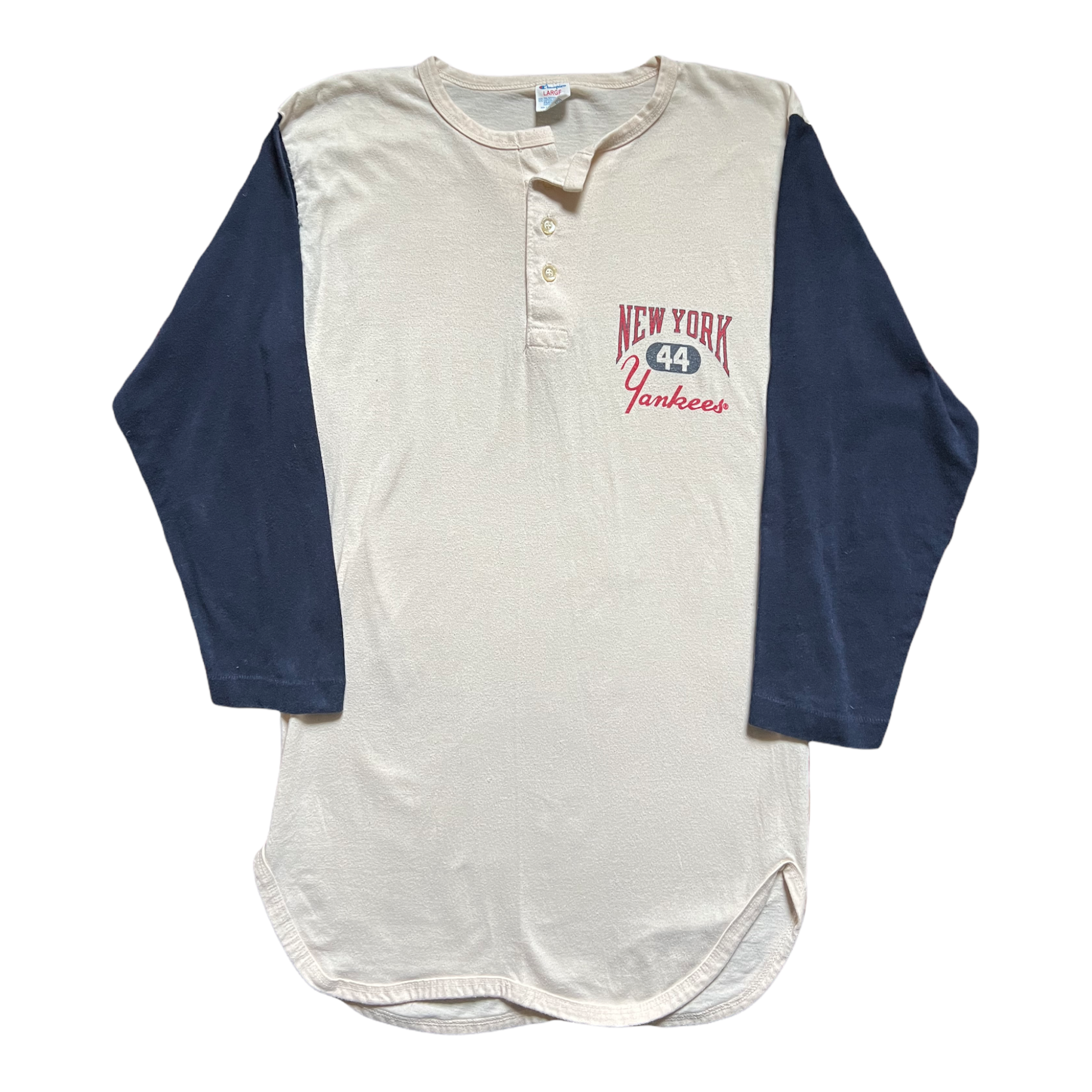 1980s Champion New York Yankees Henley T-Shirt – Salty Dog Vintage Shop