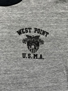 Vintage 1980s West Point Ringer T-Shirt